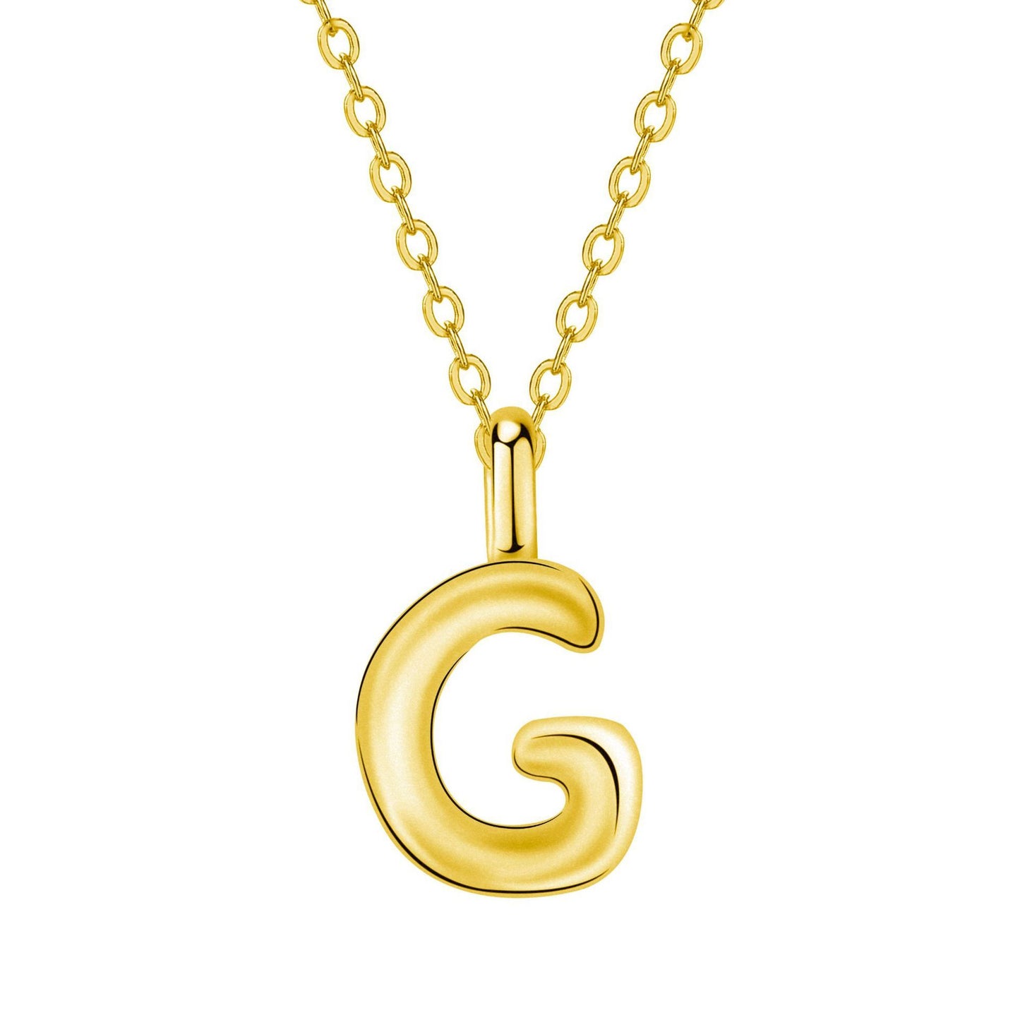 Twin Jewelry Simple Personality Gold 24 Letter Necklace