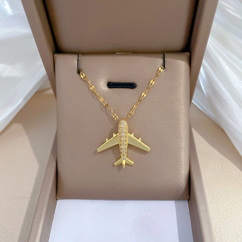 Three-dimensional Full Diamond Light Luxury Temperament Gorgeous Necklace