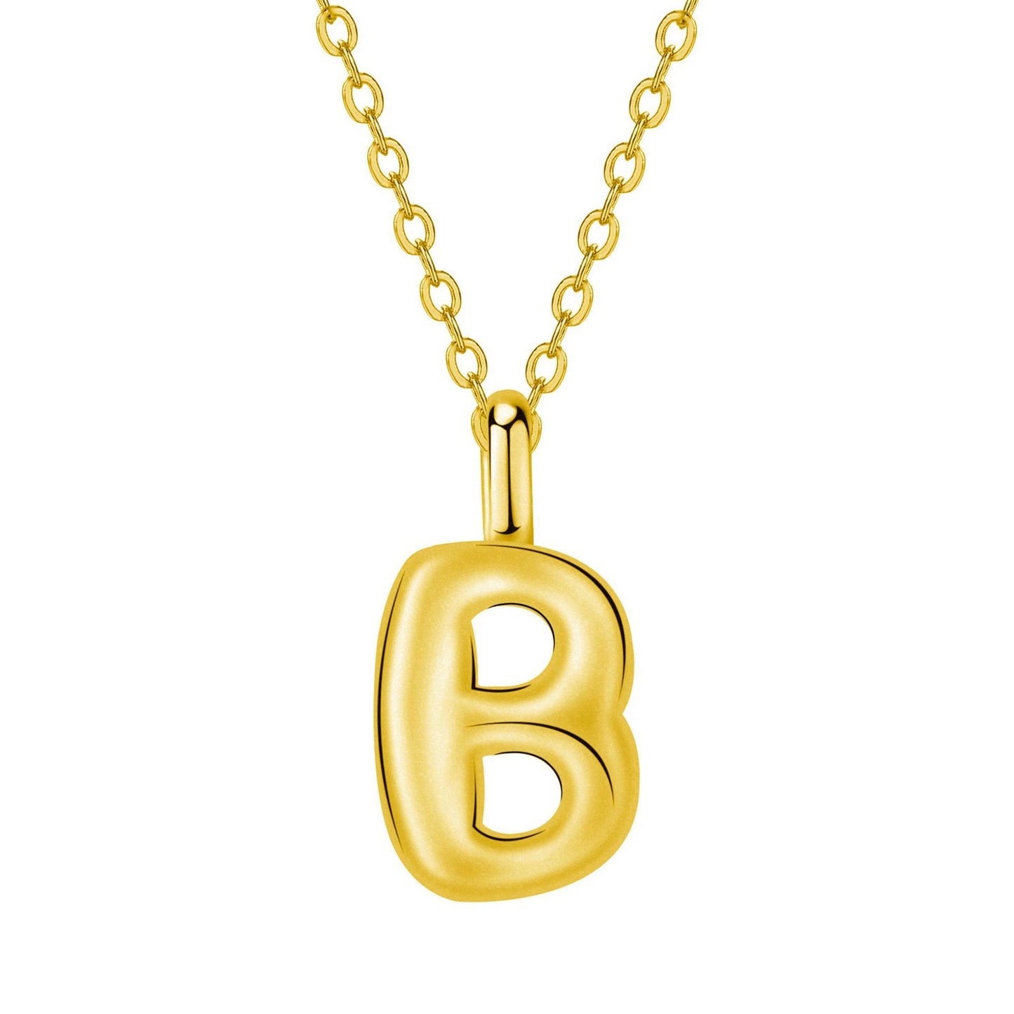 Twin Jewelry Simple Personality Gold 24 Letter Necklace