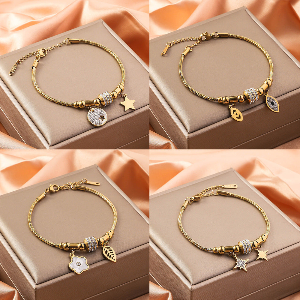 Stainless Steel Bracelet 18K Vacuum Plating