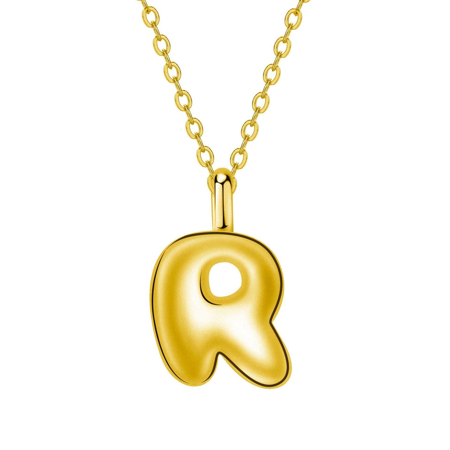 Twin Jewelry Simple Personality Gold 24 Letter Necklace
