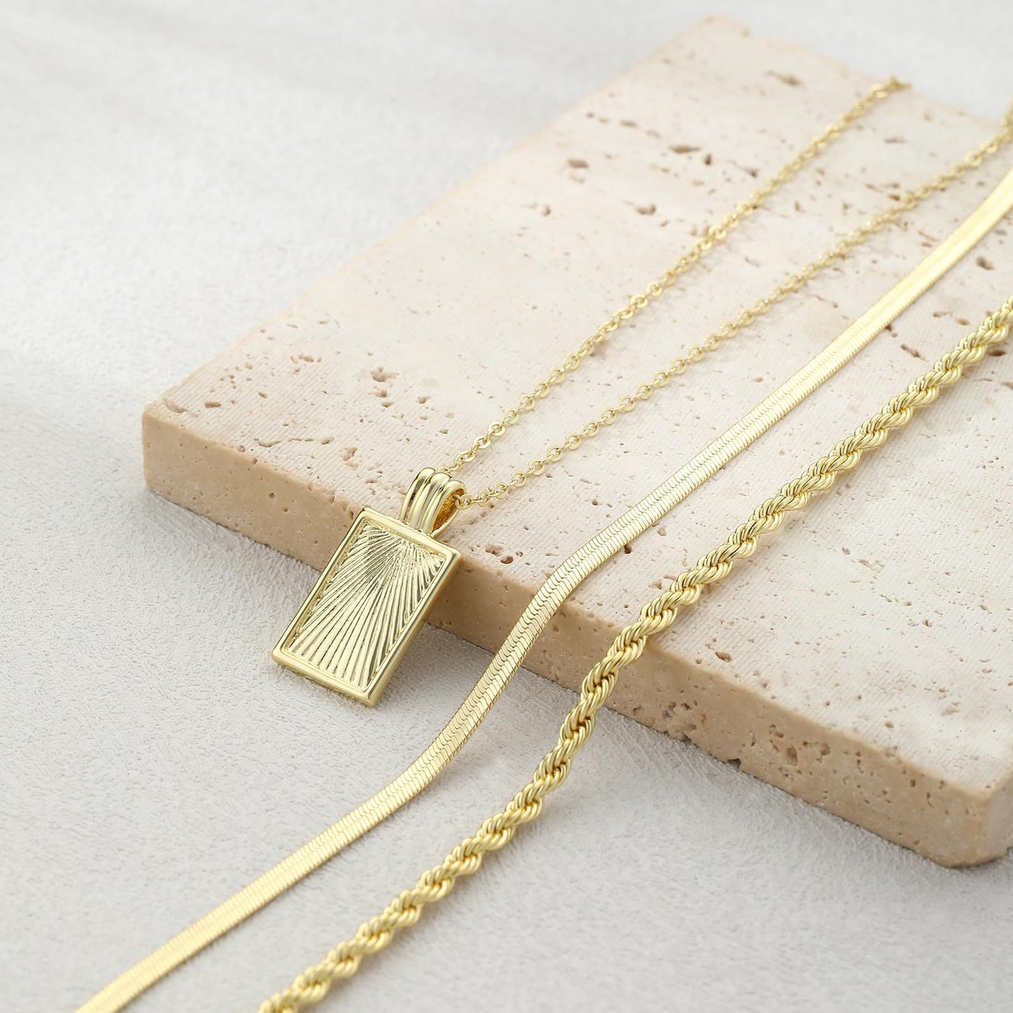 Simple Twisted Circle Stackable Pendant