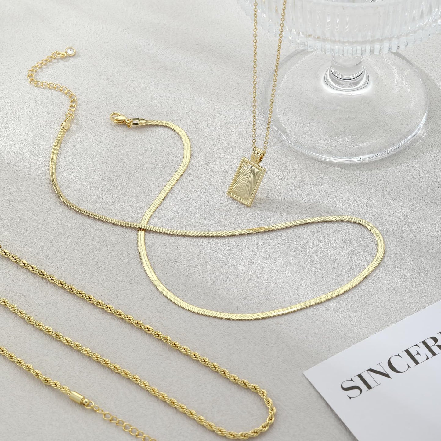 Simple Twisted Circle Stackable Pendant