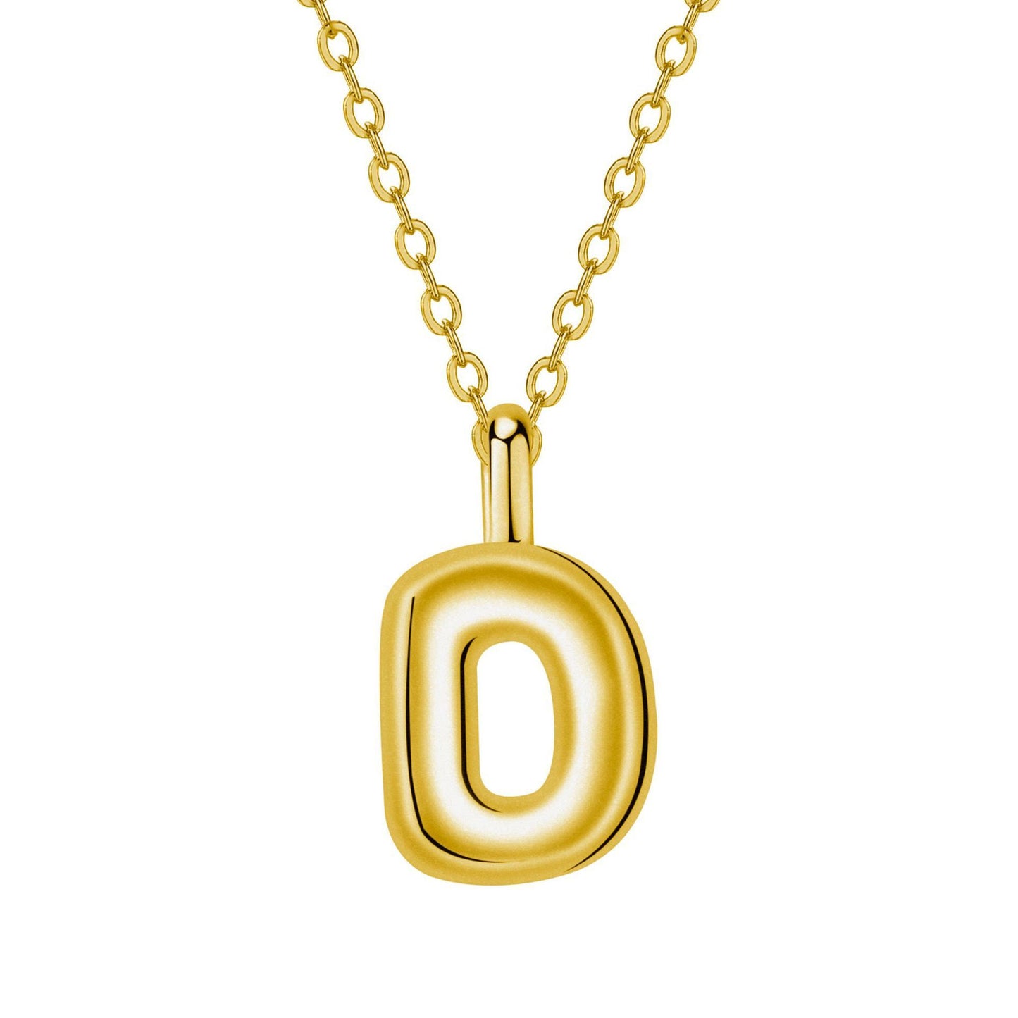 Twin Jewelry Simple Personality Gold 24 Letter Necklace