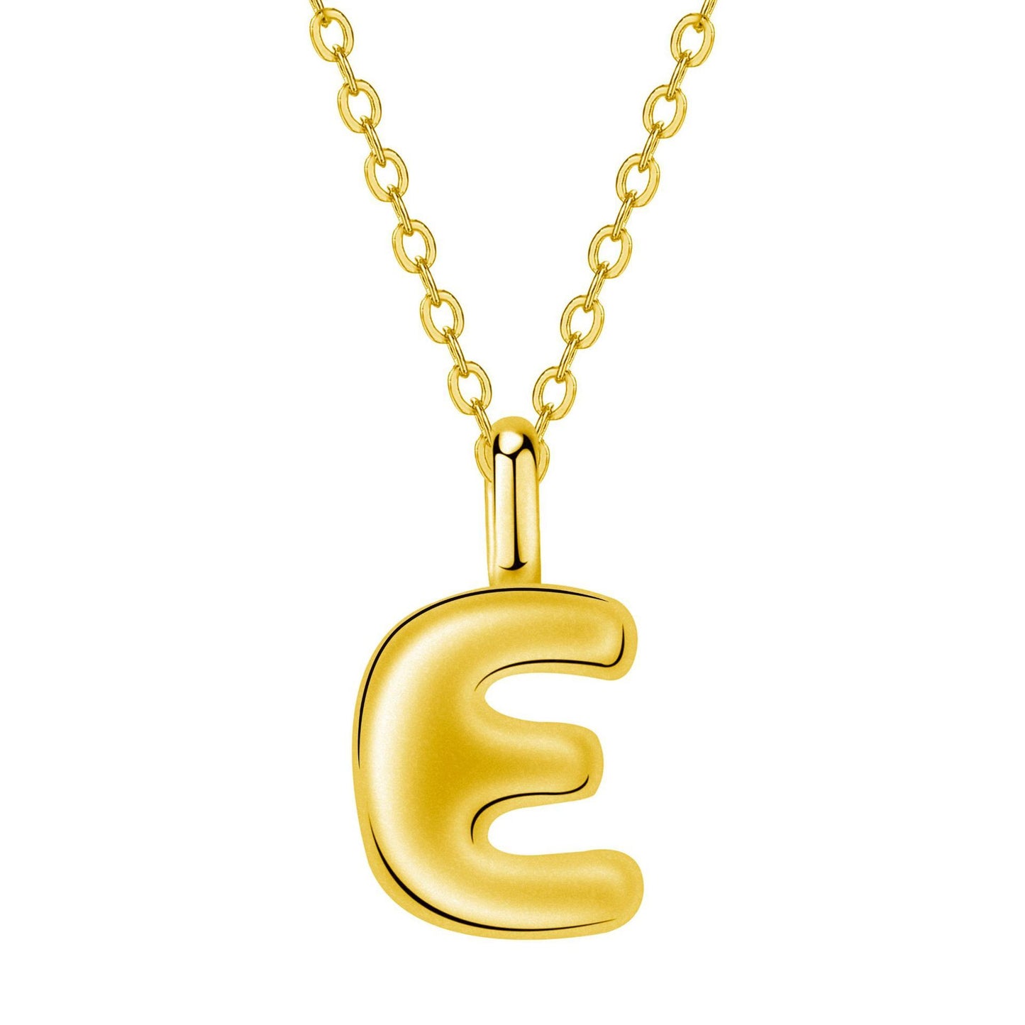 Twin Jewelry Simple Personality Gold 24 Letter Necklace