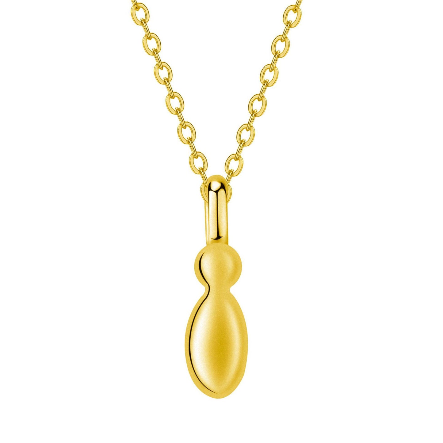 Twin Jewelry Simple Personality Gold 24 Letter Necklace