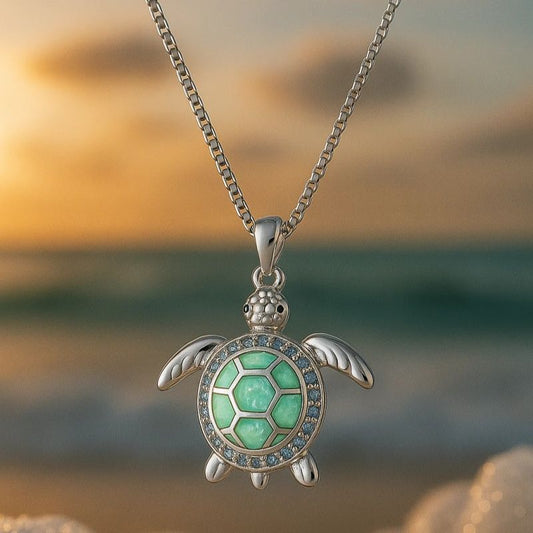 Sea Turtle Light Luxury Minority Beach Ocean Necklace