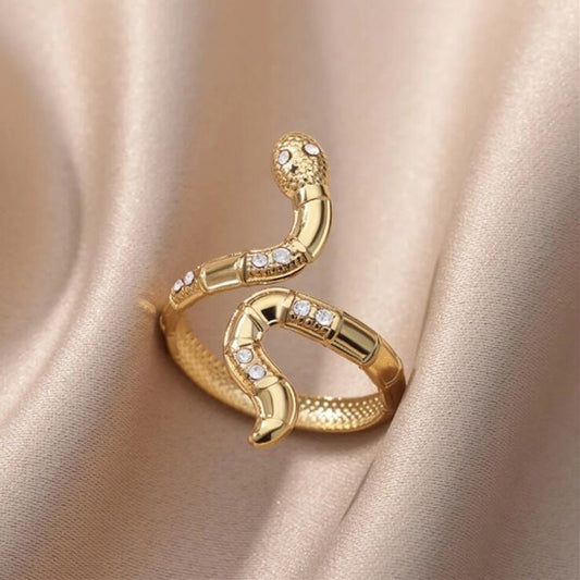 Cross-border Personality Of Snake-shaped Open Ring