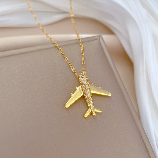 Three-dimensional Full Diamond Light Luxury Temperament Gorgeous Necklace