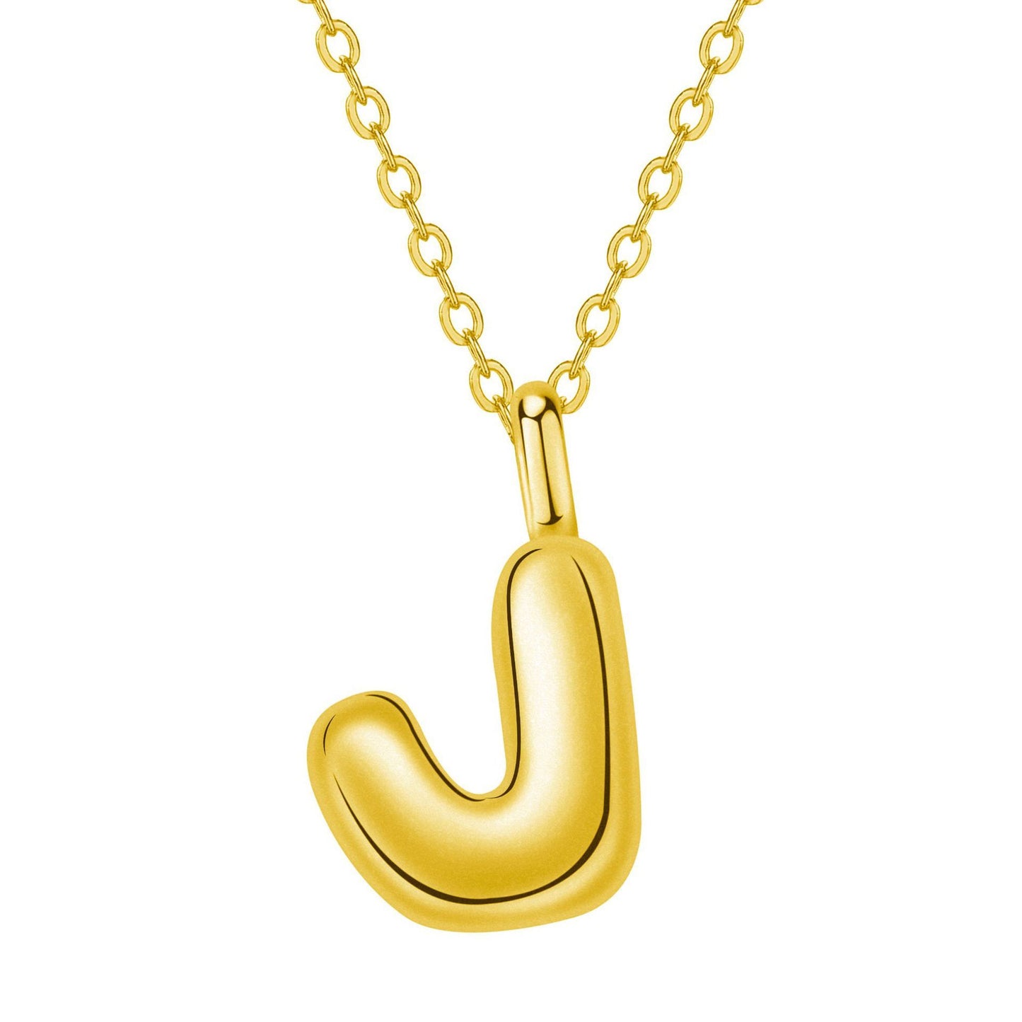 Twin Jewelry Simple Personality Gold 24 Letter Necklace